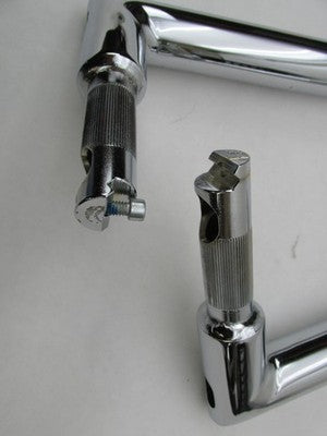 Fat Baggers NOS NIB EZ Install Flat Top Handlebars Chrome 0601-5468 60