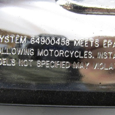Harley Davidson OEM Full Exhaust System w/ Mounting Bracket 64900458 6