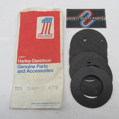 Lot of 10 Harley Davidson OEM Starter Motor Gaskets XLH XLCR XLS 77-80