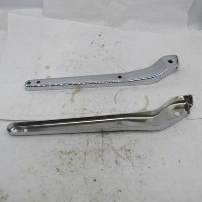 Pair Harley OEM Chrome Rear Fender Strut Covers 97-99 DYNA Super Glide