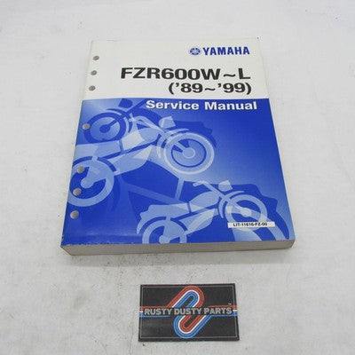 Yamaha FZR600W-L 89-99 OEM Service Manual LIT-11616-FZ-00 3HH-28197-13