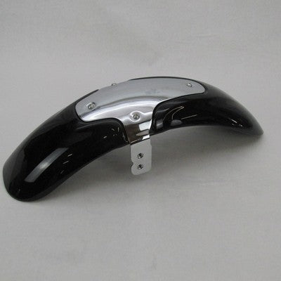 Harley OEM NOS V-Rod VRSC Front Fender Vivid Black w/ Chrome Bracket 5