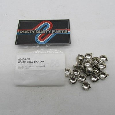 Lot of 26 Genuine Harley-Davidson OEM NOS 1/2" Round Deco Spots 93024-