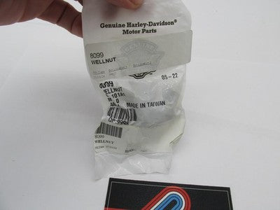Lot of 4 Harley-Davidson Genuine OEM NOS Rubber Well Nuts 8099