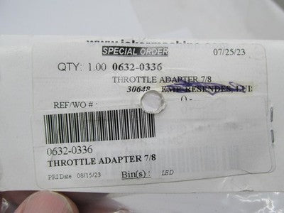 Joker Machine NOS Harley Davidson Pair Throttle Adapter Sleeve 7/8" 06
