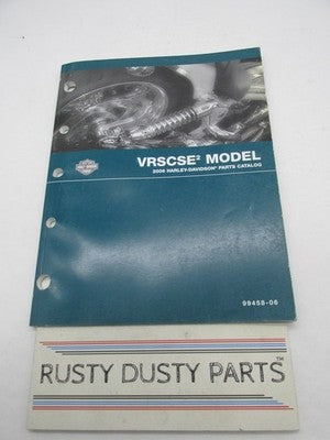 Harley Davidson Official Factory 2006 VRSCE2 Models Parts Catalog 9945