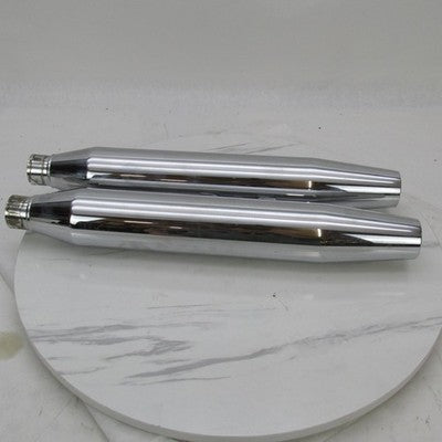 Harley Davidson 1pc Chrome Exhaust Muffler Silencer Slip-Ons 07+ DYNA