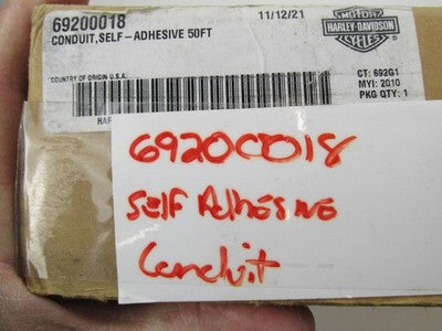Harley Davidson Genuine NOS NIB Self Adhesive Conduit 50 ft 69200018