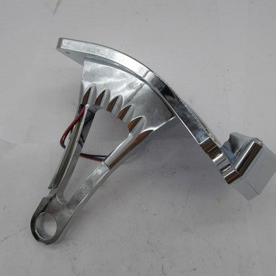 HD Drag Specialties Tail Light Side Mount Diamond Curved 00-07 Softail