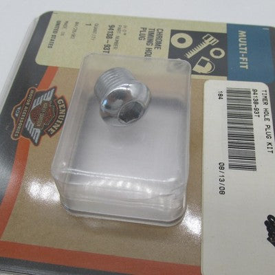 Harley-Davidson Genuine OEM NOS Chrome EVO Timing Hole Plug Kit 94138-