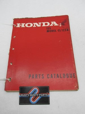 Honda Official Factory 125 CL125A Parts Catalog Catalogue Book