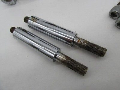 Set of Harley-Davidson Genuine Chrome Handlebar Risers 1-7/8" Tall