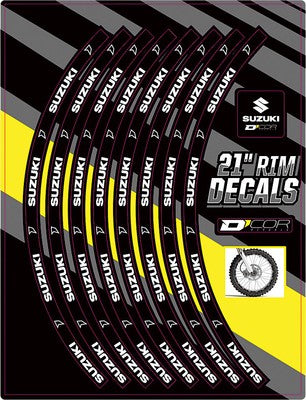 D'COR Rim Decals 21" 40-80-206