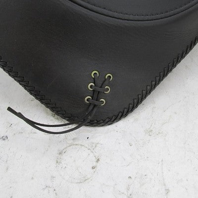 Harley OEM Milsco Heritage Softail Classic 2-Piece Seat w/ Laced Braid