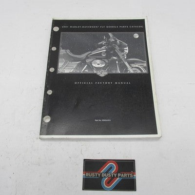 Harley Davidson Official Factory 2001 FLT Models Parts Catalog  99456-