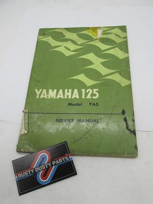 Yamaha Official Factory 125 YA5 Motorcycle Service Manual Book
