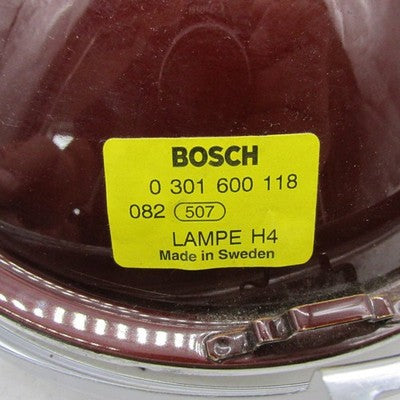 Bosch Harley Davidson OEM Vintage 7" H4 Headlight with Trim Ring 13056