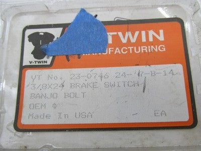 Russell Harley Davidson Brake Switch Banjo Bolt 40505