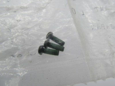 Lot of 3 Harley Genuine OEM NOS Meter Reset Knob Pan/Lock Screws Black