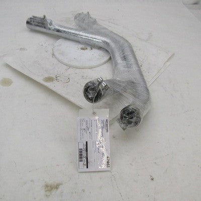 Pair of Vintage Harley Davidson Chrome Staggered Dual Exhaust Head Dra