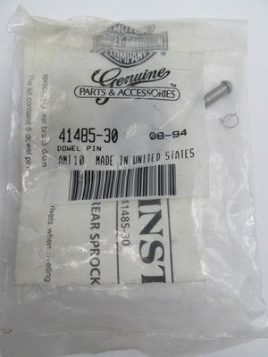 Lot of 8 Harley Davidson Genuine NOS Dowel Pins Rivets 41485-30