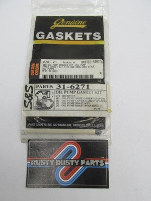S&S Cycle NOS Harley Oil Pump Gasket Kit, James Gaskets 31-6271