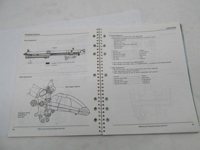 Suzuki Factory 1996 New Technical Update Seminar Manual Book 99923-159
