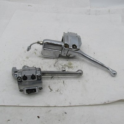 Pair of Harley 72-81 XL FX FL Chrome Brake & Clutch Hand Control Lever