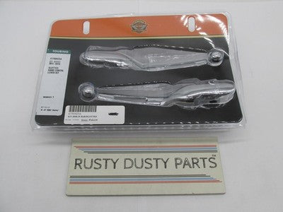 Harley Genuine OEM NOS Chrome Slotted Hand Control Lever Kit 41700425A