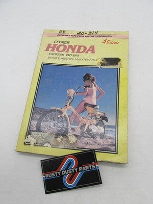 Clymer Honda Express 1977-1979 Service Repair Maintenance Manual Book