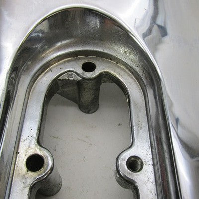 Harley Davidson OEM Chrome Outer Primary Cover FX Shovelhead Road Rash