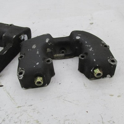 Pair Harley OEM 71-85 Ironhead Sportster Black Rocker Boxes 17514-71 1