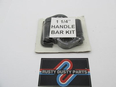 Slipstreamer NOS 1 1/4" Round Windshield Handlebar Clamp Kit S-114-C S