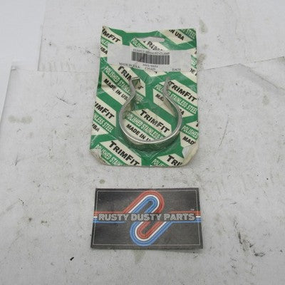 TrimFit NOS Harley Davidson FLH/FLT Exhaust Clamp Polished Stainless 1