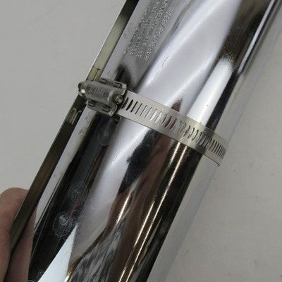 Pair of Harley OEM Stock 18-24 Softail Chrome Slip-On Mufflers 6490045
