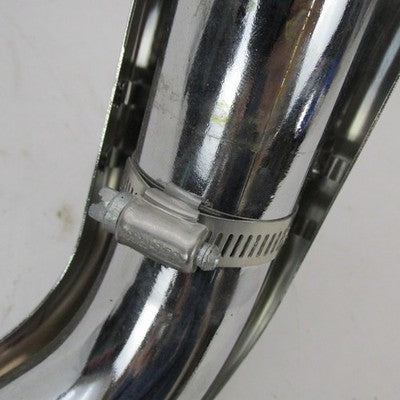 Harley OEM 99-06 Touring Chrome Left Exhaust Crossover Pipe w/ Shield