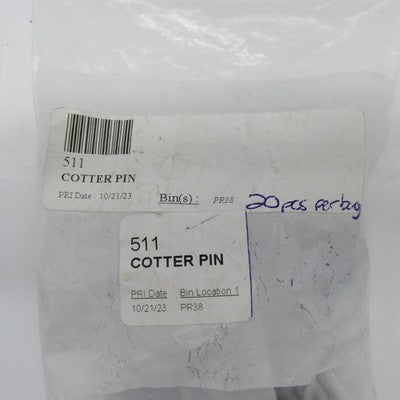 Lot of 20 Harley Davidson OEM NOS Cotter Pins 511