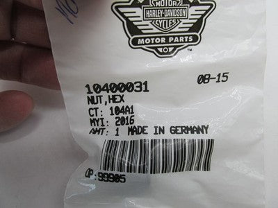 Harley-Davidson Genuine OEM NOS Tire Pressure Sensor Hex Nut 10400031