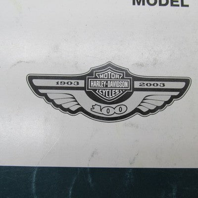 Harley Davidson Genuine FXSTDSE Model 2003 Parts Catalog 99430-03