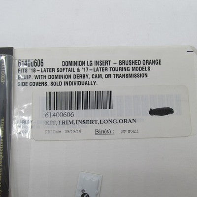 Harley Davidson Genuine NOS LG Brushed Orange Dominion Trans Insert 61