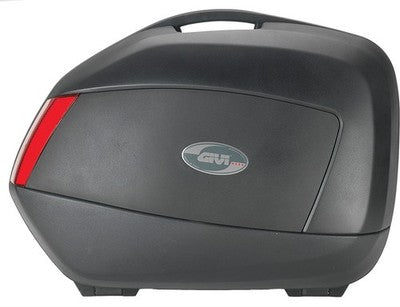 GIVI V35 Side Hard Cases with Red Lenses V35NA