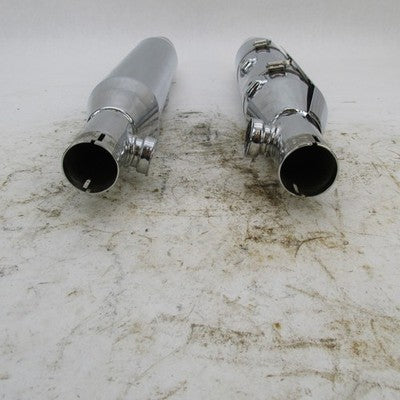 Set of Harley-Davidson OEM 00-06 Softail Chrome Mufflers 65413-00