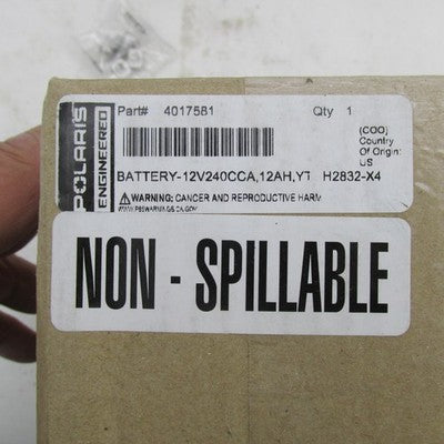 Polaris OEM NOS 12V 12.6AH 240CCA Indian YTX14H AGM Battery 4017581