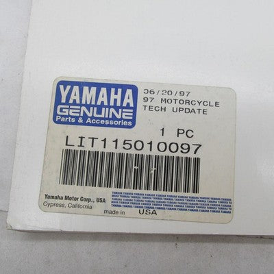 Yamaha OEM 1997 Technical Update Factory Service Manual LIT-115010097