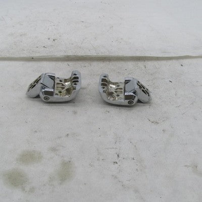 Pair of Harley OEM 14-22 Touring Chrome Tour-Pak Hinges 53000140 53000