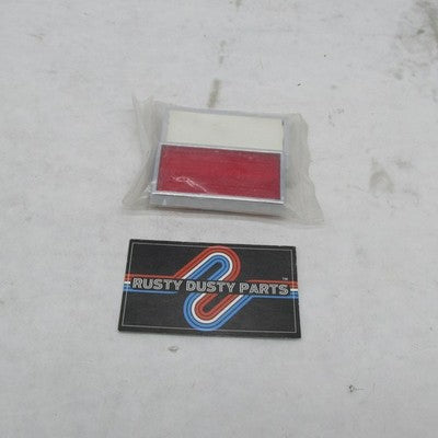 Pair of Harley Davidson OEM Framed Red Reflectors SAE A89 DOT 59255-91