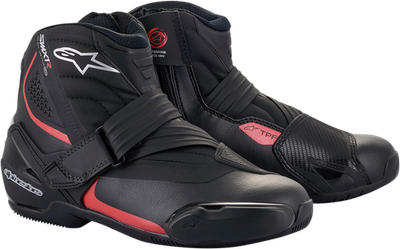 Alpinestars SMX-1R V2 Boots Black/Red US 10.5 / EU 45 2224521-13-45