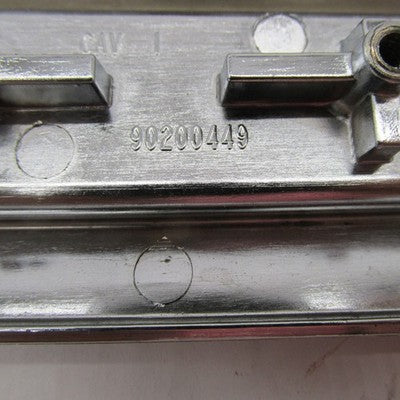 Harley-Davidson OEM Right Saddlebag Latch Hinge Cover Silver Chrome 90