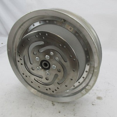 Harley OEM Fat Boy Rear Wheel Rim 16x3 3/4" Axle Pulley Brake Disc 410