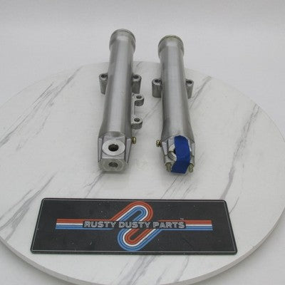 Pair of Harley OEM Front Fork Sliders 00-06 FXST Softail Dyna 46006-00